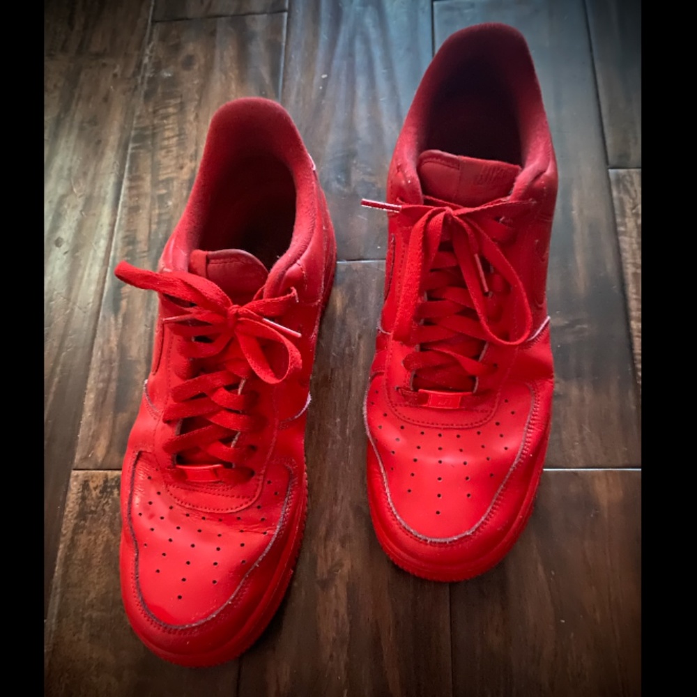Men’s Red Nike Air Force 1